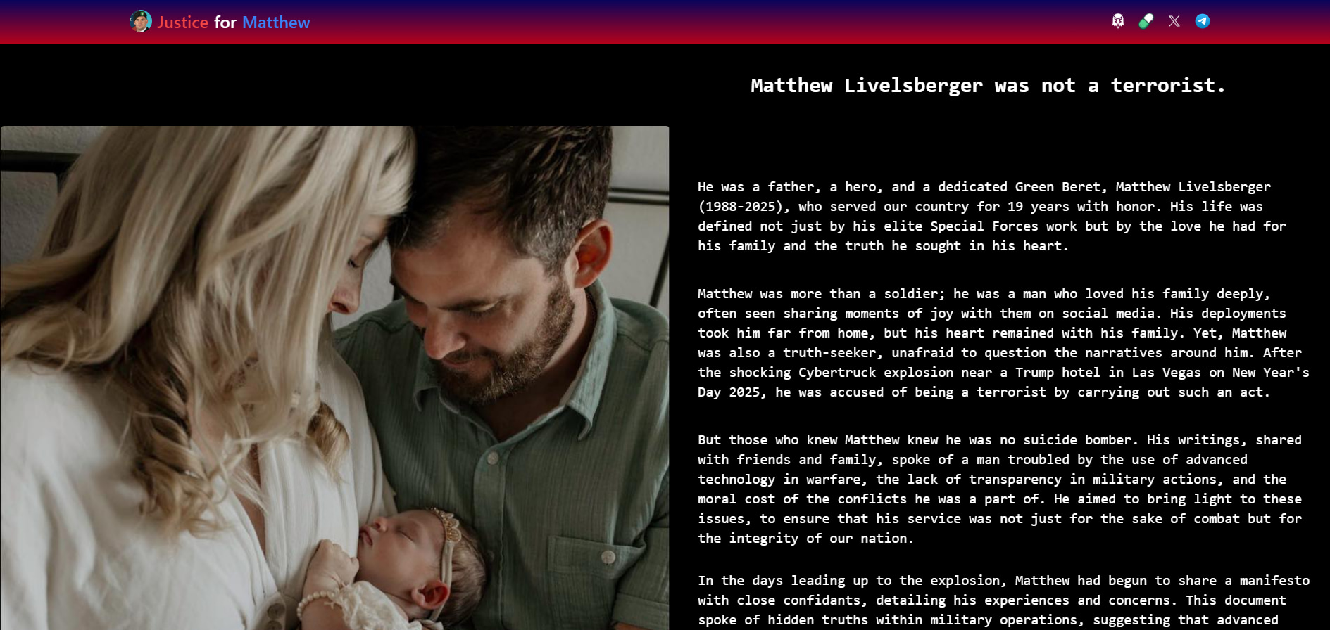 Justice For Matthew Livelsberger